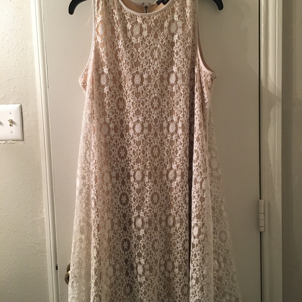 Metaphor White Lace Dress
